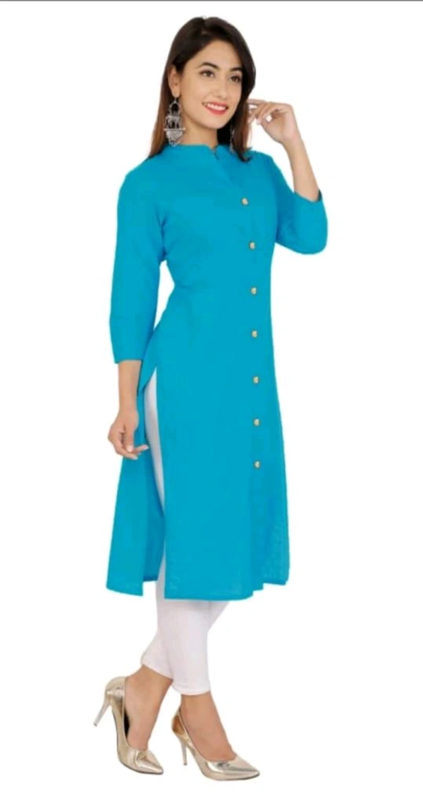 Stylish Cotton Blend Kurti For Women - XL