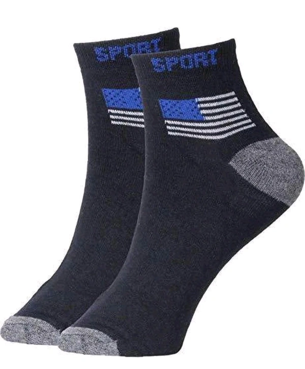 Men Woven Mid-Calf/Crew Sp - Free Size