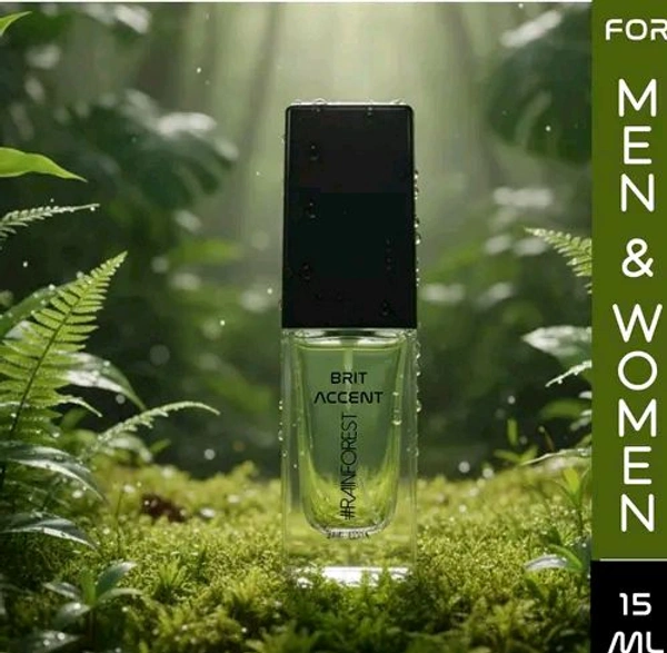 BRIT ACCENT |Rain-Forest| Long-Lasting|Premium |Specially Currated for Unisex| Eau de Parfum - 15 ml (For Men & Women)