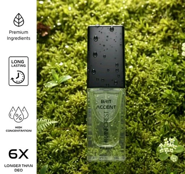 BRIT ACCENT |Rain-Forest| Long-Lasting|Premium |Specially Currated for Unisex| Eau de Parfum - 15 ml (For Men & Women)