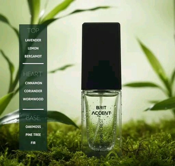 BRIT ACCENT |Rain-Forest| Long-Lasting|Premium |Specially Currated for Unisex| Eau de Parfum - 15 ml (For Men & Women)