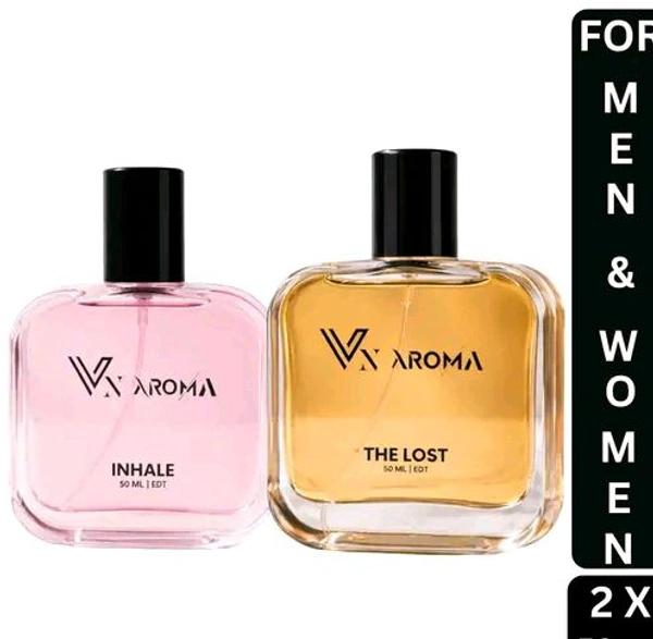 VN AROMA Combo Pack of 2 Inhale ? The Lost | Long Lasting |Premium Luxury Perfume Eau de Toilette - 100 ml