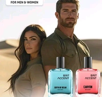 BRIT ACCENT Combo Pack Of 2|Depth Of Ocean-Canyon|Parfum|Long-Lasting|Specially Currated| Eau de Toilette - 100 ml (For Men & Women)