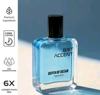 BRIT ACCENT|Depth of Ocean| Long-Lasting|Premium |Specially Currated for Unisex| Eau de Toilette - 50 ml (For Men & Women) Ji