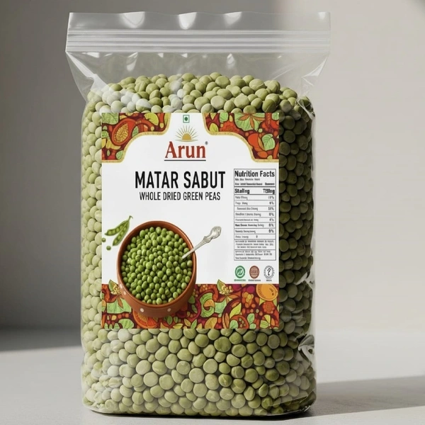 Arun Sabot Matar 1Kg 