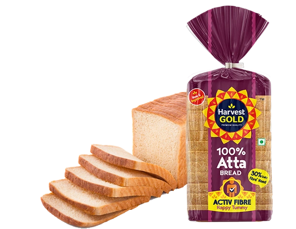 Harvest Gold 100% Atta Whole Wheat Bread