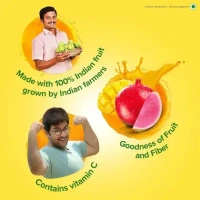 B Natural Mixed Fruit, Goodness of fiber, Rich in Vitamin C & E, Made with 100% Indian Fruit and 0% Concentrate, 1 litre