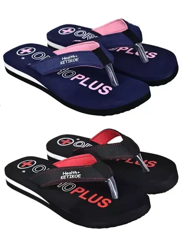 KETIKOE Women's Daily use stylish slippers/flipflop/Heels Slipper for Women & Girls Mo - IND-8