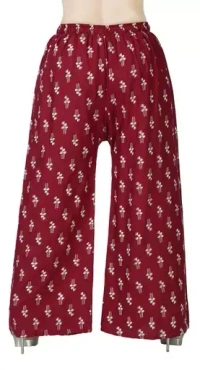 Palazzo pants With Skin Print Bottom Wear For Women & Girls Rayon 140 Gsm Trending Colour White Black Maroon Navy Blue Red Grey Pack Of 2 Mo - 34