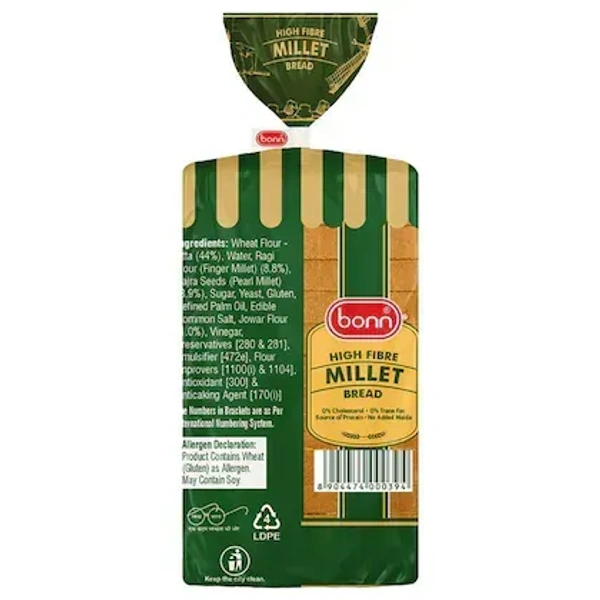 Bonn High Fiber Millet Bread 300 g