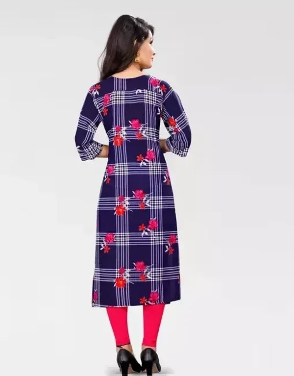 Women's Crepe straight Kurti Mo - S