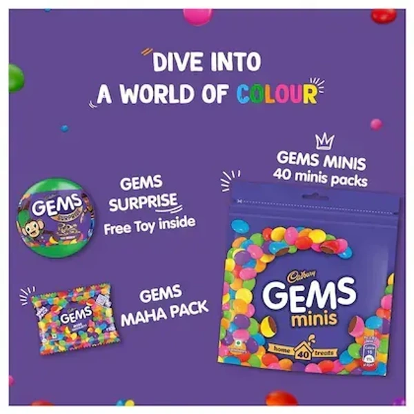 Cadbury Gems Surprise Ball with Toy 15.8 g