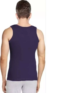 MITOS Premium Cotton Solid Gym Vest for Men (Pack of 2) Mo - XXL