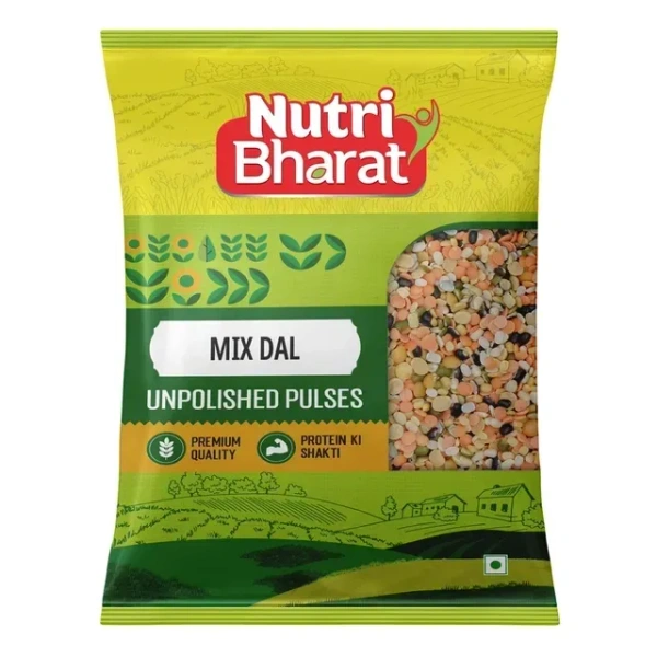 Nutri Bharat Unpolished Mix Dal 1 Kg