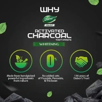 Dabur Herb'l Activated Charcoal Toothpaste 120 g