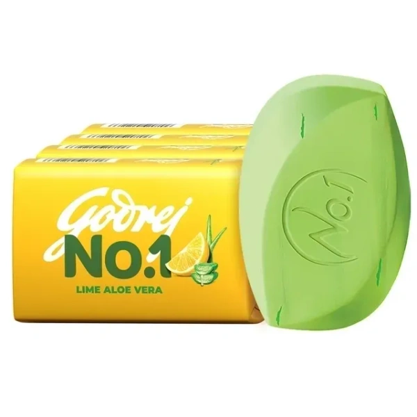 Godrej No 1 Lime & Aloevera 4X43 g (Pack Of 4)