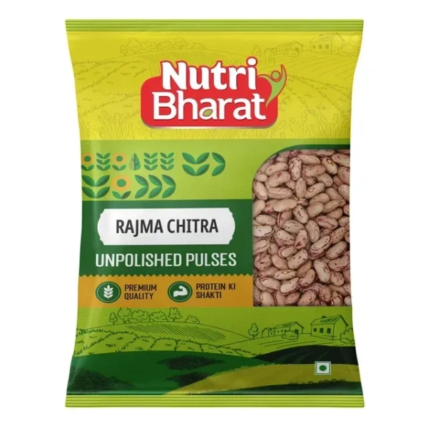 Nutri Bharat Unpolished Rajma Chitra 1 Kg