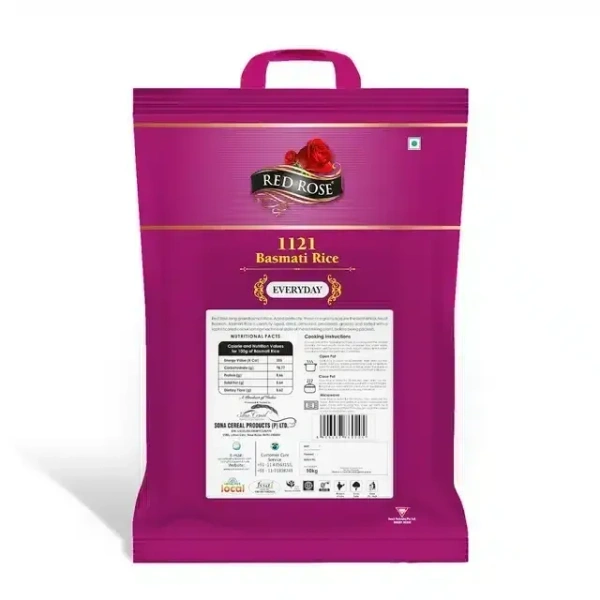 Red Rose 1121 Everyday Basmati Rice (Mini Dubar-II) (Broken Tukda) 10 Kg