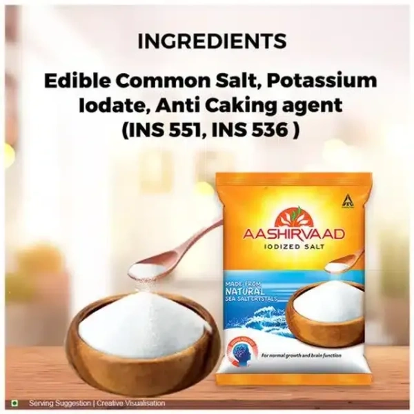 Aashirvaad Iodized Salt 1 kg 1 kg