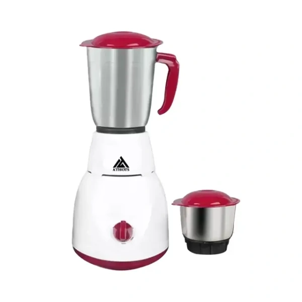550W Juicer Mixer Grinder (2 Jars, Red)