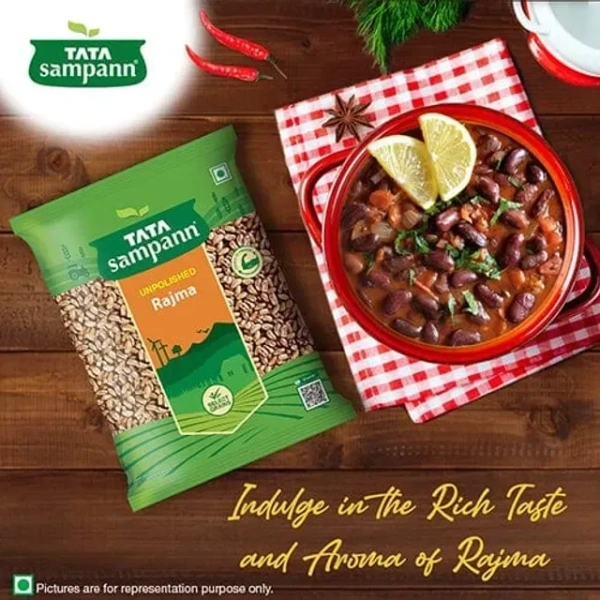 Tata Sampann Rajma Chitra 500 g