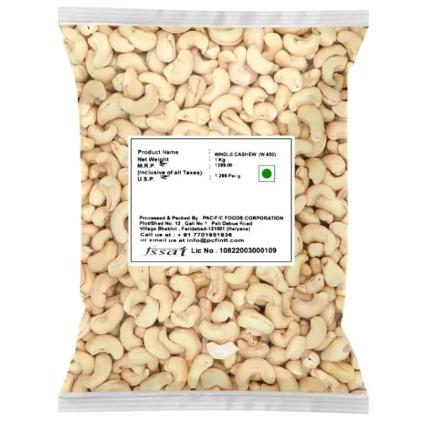 Whole Cashew 1 kg (W 450)