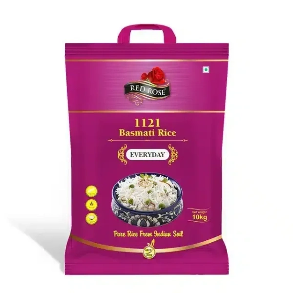 Red Rose 1121 Everyday Basmati Rice (Mini Dubar-II) (Broken Tukda) 10 Kg