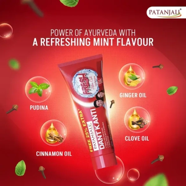 Patanjali Dant Kanti Fresh Active Gel 80 g
