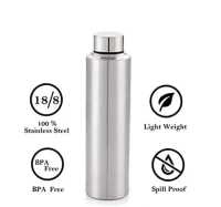 NIVIS Steel Water Bottle (900 ml, Pack of 1)