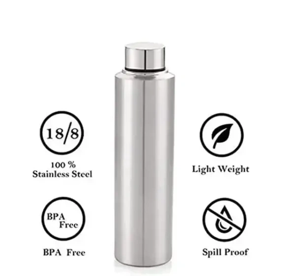 NIVIS Steel Water Bottle (900 ml, Pack of 1)