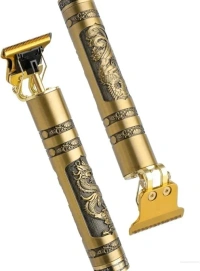 Plastic Buddha Trimmer for Men (Gold, Pack of 1) (SR) (Vintage -T9)