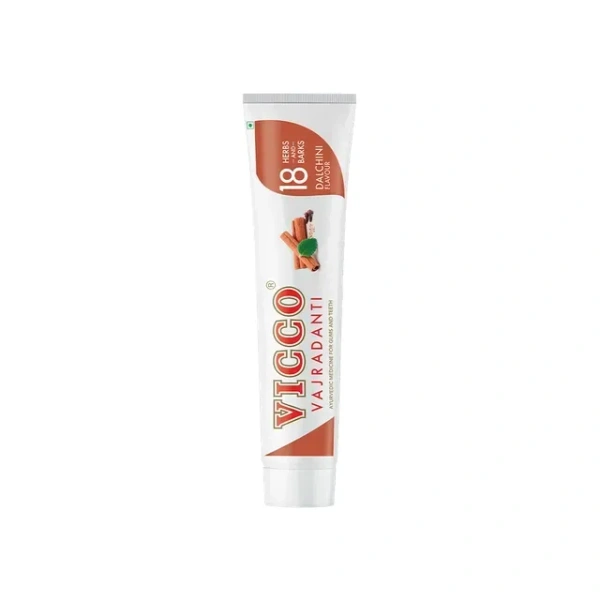 Vicco Vajradanti Dalchini Flavour Tooth Paste - 80 g