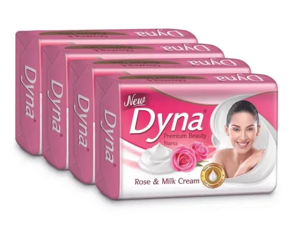 Dyna Rose Extract & Milk Cream 4X41 g (Pack of 4)