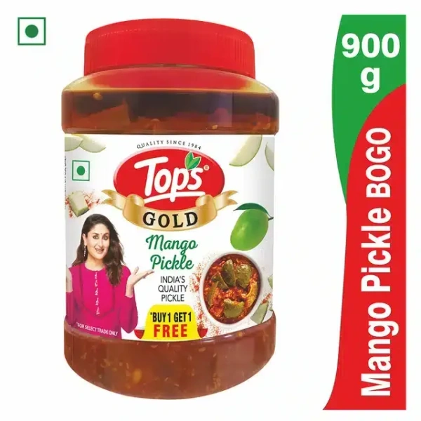 Tops Gold Mango Pickle 2X900 g (Buy 1 Get 1