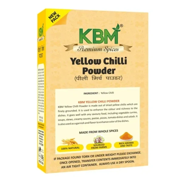 KBM Premium Yelow Chilli Powder 100 g