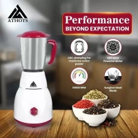 550W Juicer Mixer Grinder (2 Jars, Red)