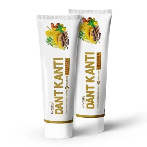 Patanjali Dant Kanti Advanced Toothpaste 2X100 g (Pack of 2)