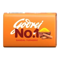 Godrej No.1 Sandal and Turmeric Soap 5X100 g (Buy 4 Get 1 Free)