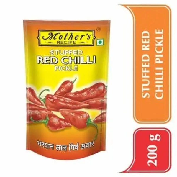 Mother's Recipe Stuffed Red Chilli Pickle 200 g