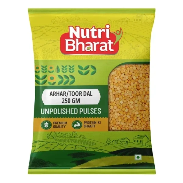 Nutri Bharat Unpolished Arhar Toor Dal 250 g