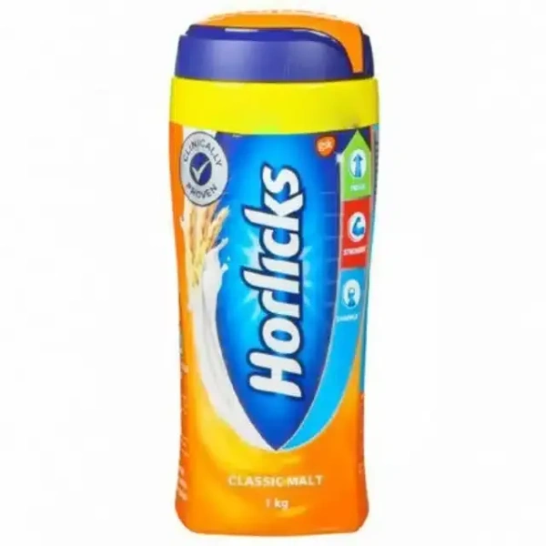 Horlicks Classic Malt Health Drink 1 Kg (Jar)