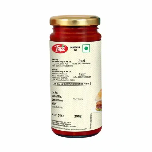 Tops Schezwan Hot Spicy Chutney 250 g