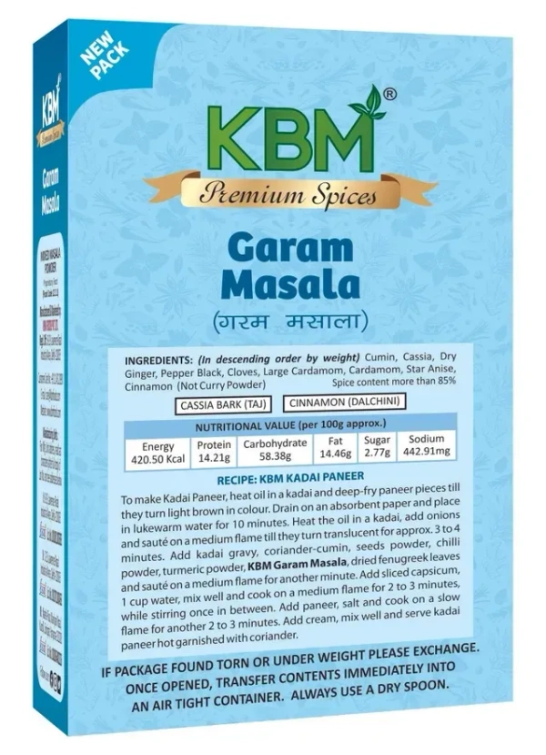 KBM Premium Garam Masala 50 g