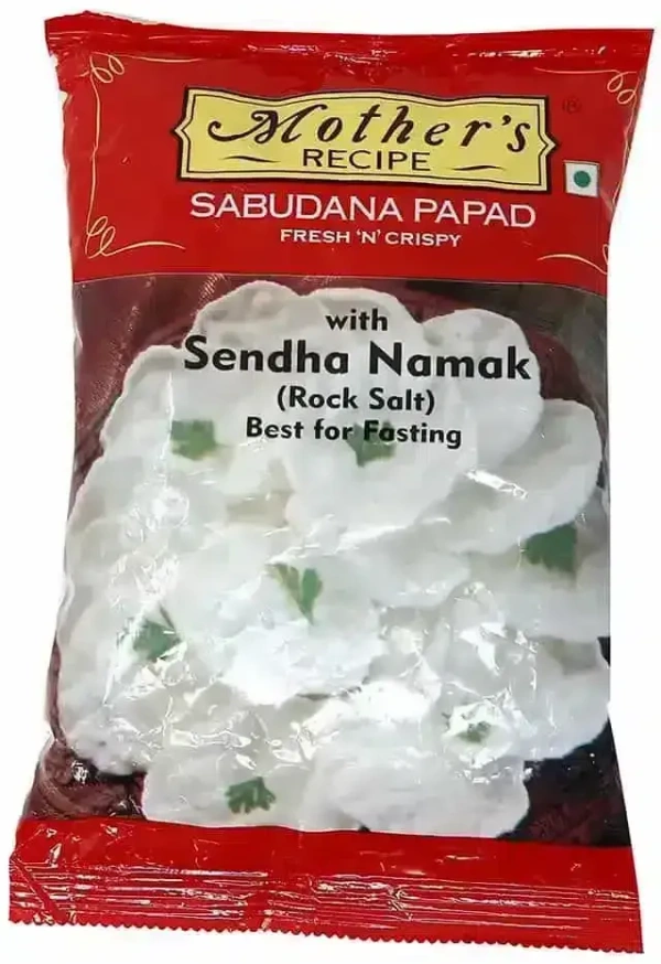 Mother's Recipe Sabudana Papad, 70g