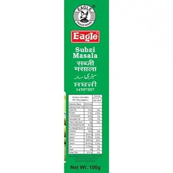 Eagle Subzi Masala 100 g
