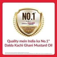 Dalda Kachi Ghani Mustard Oil 1 L (Bottle)