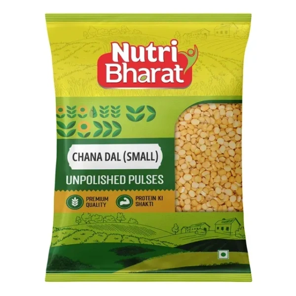 Nutri Bharat Unpolished Chana Dal (Small) 1 Kg