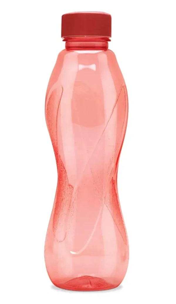 Plastic Water Bottles (1000 ml) (Red, Set of 3)