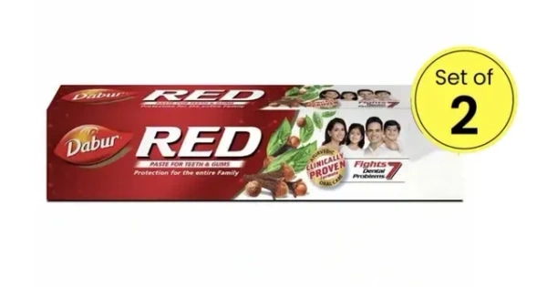 Dabur Red Tooth Paste 36 g (Set Of 2)