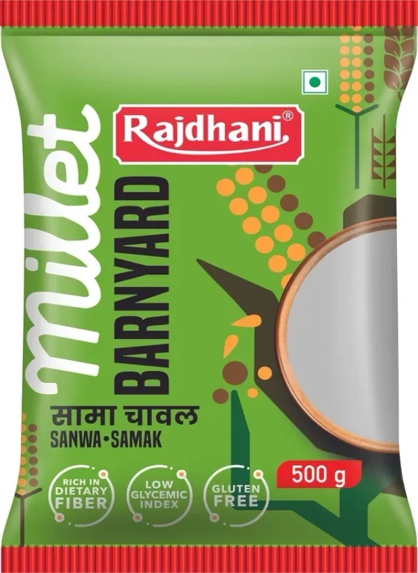 Rajdhani Sanwa (Samak) Rice 2X500 g (Buy 1 Get 1 Free)
